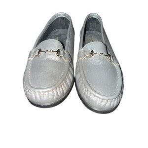 SAS Tripad Comfort Metro Silver Pewter Loafers Slip On Shoes Women's Size 7